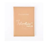 HUIJIQX Étui de passeport en cuir pour homme et femme avec porte-carte mignon, Noir , Taille unique