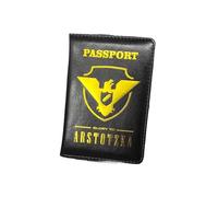 HUIJIQX Étui de passeport en cuir PU pour passeports Glory to Arstotzka, Noir , Taille unique