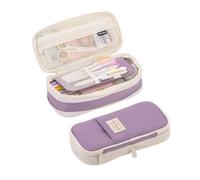 HUIJIQX Trousse à crayons créative de grande capacité, double couche, trousse d'école, papeterie pour filles, couleur n°2, Taille unique