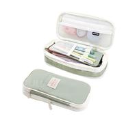 HUIJIQX Trousse à crayons de grande capacité pour filles, bureau, étudiants, papeterie, fournitures scolaires, bleu, Taille unique