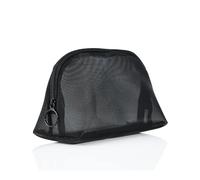 HUIJIQX Trousse de toilette de voyage Trousse de toilette cosmétique Organisateur pour hommes et femmes Outils de beauté en maille Kit de trempage Pochette Linge Rangement Accessoires, Demi-cercle, En