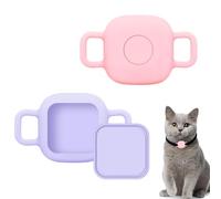 HUIKANGSHENG Lot de 2 supports de collier pour Tile Mate 2024, adaptés à une bande plus étroite, étui étanche en silicone pour collier compte-gouttes pour animal de compagnie, résistant aux rayures et