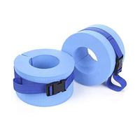 HUIKJI Lot de 2 bracelets de cheville de natation en mousse EVA avec boucle à dégagement rapide pour natation, fitness, entraînement