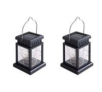 HUIKJI Lot de 2 lanternes solaires à suspendre pour décoration extérieure de Noël