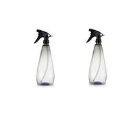 HUIKJI Lot de 2 vaporisateurs en plastique - 1 L - Rechargeable - Avec mode brume et flux - Pour nettoyer les plantes, l'aromathérapie et les cheveux