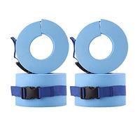 HUIKJI Lot de 4 bracelets de cheville de natation en mousse EVA avec boucle à dégagement rapide pour natation, fitness, entraînement