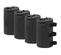 HUIKJI Lot de 4 sacs de poids d'eau pour auvent et pieds - Noir