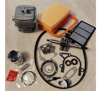 HUILA Kit de reconstruction complet TS420 comprenant un ensemble de cylindre de filtre à air, un ensemble de ressorts de rembobinage de courroie et un ensemble de joints for scie à tronçonner TS420