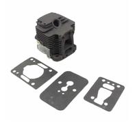 HUILA Kit piston TUE26 33 mm for débroussailleuses TLE26 2T 26 cm³, culasse, bloc-cylindres, segments, axes, clips, assemblage(Cylinder Block Only)