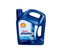 Shell Advance AX7 10W-40 10W40 Huile Moteur 4 Temps Pour Moto 4 Litres