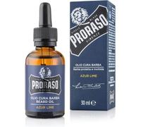 Huile À Barbe Azur Lime (Flacon De 30 Ml) ¿ Huile Pour Barbe Adoucissante Et Protectrice Pour Les Barbes Longues Et Hirsutes ¿ Fabriquée En Italie