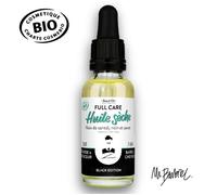 Huile à Barbe BIO 2-en-1 Black Edition TONKA pour homme Monsieur BARBIER | 100% Naturelle et Française | Hydrate et Favorise la Pousse | À base de Ricin, Santal et Pavot | 30mL