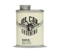 Huile à barbe Oil Can Grooming Angels’ Share - Huile nourrissante et revitalisante pour hommes - Adoucit, hydrate et dompte les poils du visage - Parfum premium inspiré du whisky - 50 ml
