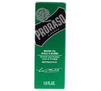 Huile à barbe - PRORASO - Rafraîchissante - 30ml - Sans paraben - Nourrit et protège
