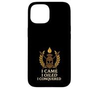 Huile à Barbe Soin Humour Toilettage Lifestyle Barber Club Coque pour iPhone 15
