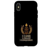 Huile à Barbe Soin Humour Toilettage Lifestyle Barber Club Coque pour iPhone X/XS