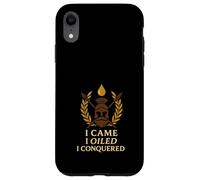 Huile à Barbe Soin Humour Toilettage Lifestyle Barber Club Coque pour iPhone XR