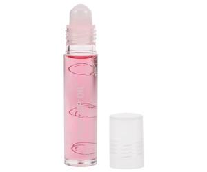 Huile à Lèvres à Bille Hydratante, Gloss Liquide Fruité | Application Roulante, Texture Colorée Absente, Soin Nourrissant, pour Lèvres Sèches, Femmes et Filles