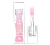 Huile à lèvres, huile à lèvres hydratante et repulpante pour retenir l'eau et hydrater, rouge longue durée scintillant pour les femmes, maquillage quotidien repulpant