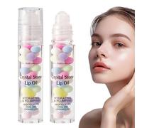 Huile À Lèvres Rolling Ball,Huile À Lèvres Roll-on, Huiile Hydratante Pour Les Lèevres, Maquillage Pour Les Lèvvres Incolore Pour Adolescents Baume À Lèvrees Hydratant Non Collant Pour Femme