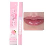 Huile À Lèvres Saveur Pêche - Hydratation Longue Durée, Douceur Des Lèvres, Brillance et Aspect Plus Pulpeux(5pcs)