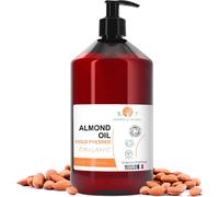 Huile Amande Douce Bio,Pressée À Froid,Pure. Huile De Massage Professionel,Huile Pour Cheveux Et Cils,Hydratant Corps (Mains,Ongles),Visage (Anti-Âge),Vergetures Grossesse-500 Ml