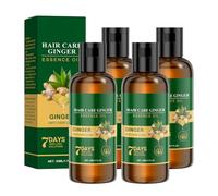Huile anti-chute de cheveux au gingembre QPJUVC - Sérum à l'huile essentielle de croissance capillaire 7 jours pour réparer les cheveux abîmés et renforcer les racines (4)