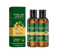 Huile anti-chute de cheveux au gingembre QPJUVC - Sérum à l'huile essentielle de croissance capillaire 7 jours pour réparer les cheveux abîmés et renforcer les racines (2)