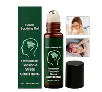 Huile Apaisante Pour La Tête En Format Roll-On - Bâton Rafraîchissant 10ml à Base de Végétales - Huile Apaisante Pour La Tête Rafraîchissante - Pour Adultes Famille Amis Lui Femmes Hommes