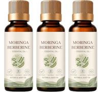Huile au Moringa et à la Berbérine, sérum de massage corporel léger et non gras, soin hydratant aux extraits de plantes, sérum hydratant pour le corps (ventre, taille, cuisses)