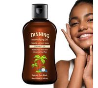 Huile Autobronzante | Huile Bronzante Résistante à l'Eau 100ml | Activateur de Teint Naturel pour Sportifs, Soin Plage Hydratant pour Peau Dorée