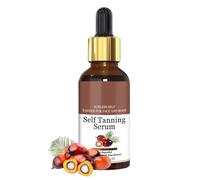 Huile Autobronzante Spéciale Plage,30ml Autobronzant | Format Voyage Corps Visage Quotidien Hydratant Teint Naturel Plage