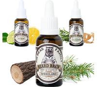 Huile Barbe Hommes - Boisé - Entretient La Barbe - Huile Pour Pousse De La Barbe Hydratante À L¿Huile De Jojoba & D¿Argan - Huile À Barbe Hommes - Soin Barbe Hydratant Hommes 30 Ml