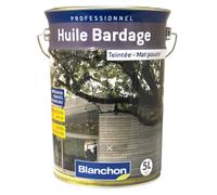 Huile bardage teintée - Mat poudré - BLANCHON - Anthracite - 5L G