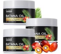 Huile Batana pour la croissance des cheveux Soin capillaire visage peau ongles Bio Vegan, 3x 120g