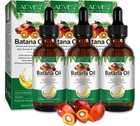 Huile Batana pour la croissance des cheveux Soin capillaire visage peau ongles Bio Vegan, 3x 60ml
