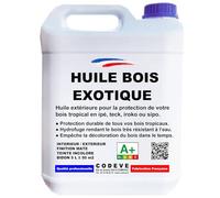 Huile Bois Exotique - Codeve Bois - 20L - Intérieur/extérieur - Pour La Protection De Votre Bois Tropical En Ipé, Teck, Iroko Ou Sipo.