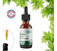 Huile BOOST XL - Au Chanvre - Pour mobilité et vitalité du chien/cheval malade ou âgé - Soin naturel fabriqué en France - 10 ml