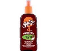 Huile bronzante Malibu à l'huile d'argan SPF4 200 ml