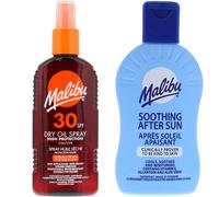 Huile bronzante Malibu SPF30 200 ml + Baume bronzant 200 ml