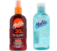 Huile bronzante Malibu SPF30 en spray 200 ml + gel après bronzage de 100 ml