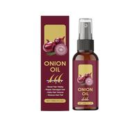 Huile capillaire à l'oignon rouge QPJUVC 30 ml - Sérum à l'essence d'oignon bio pour la croissance des cheveux et le soin du cuir chevelu - Formule hydratante, non grasse et légère (1)