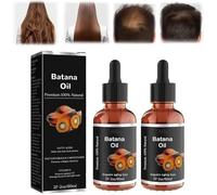 Huile Capillaire - Batana - 2PCS - Nourrissante - Soin pour Tous Types de Cheveux - Brillance de la Peau