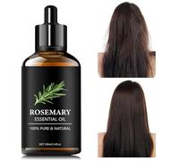 Huile Capillaire | Huile de Romarin 100ml Bio,Conditionneur Bio Réparation Express Lissage Anti-Frisottis Finition Salon Voyage