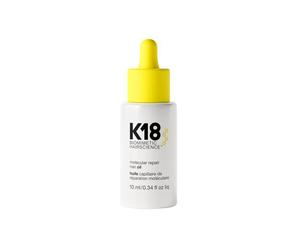 Huile capillaire - K18 - BIOMIMETIC HAIRSCIENCE - 10 ML - Réparation profonde - Force et résilience