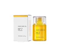 Huile Capillaire No.7 - Sérum Nourrissant 30ml, Réduit la Chute et Casse des Cheveux, Anti-Frisottis pour Cheveux Lisses et Brillants, Soin Profond Tous Types de Cheveux (30ml)