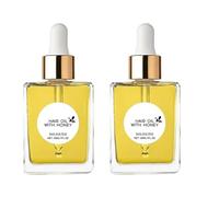 Huile capillaire nourrissante au miel, essence naturelle nourrissante pour le cuir chevelu, répare les pointes fourchues et contrôle les frisottis, convient à tous les types de cheveux, hommes et femm