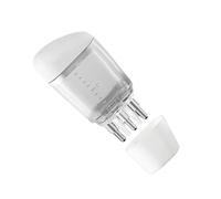 Huile capillaire portable - Peigne de massage du cuir chevelu - Distributeur d'huile liquide - Applicateur de précision pour une bonne santé - Poignée ergonomique avec plumes pour hommes et femmes