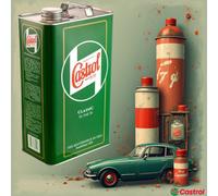 Huile CASTROL CLASSIC XL SAE 30 Pour Machines D'Époque 1925 5000ml En Boîte