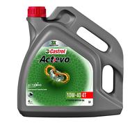 Huile Castrol Loi-Evo 10w40 Semi-Synthétiques Entretien Moto 4T Jaso MA2 Api Sl
